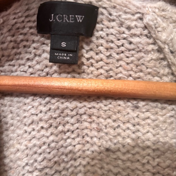 Men's Cream Shawl Collar Cardigan - Picture 5 of 7